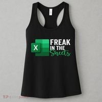 Freak In The Sheets Accountant Funny Spreadsheet Excel Women's Tank Top thumb 3