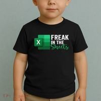 Freak In The Sheets Accountant Funny Spreadsheet Excel Toddler T-Shirt thumb 2