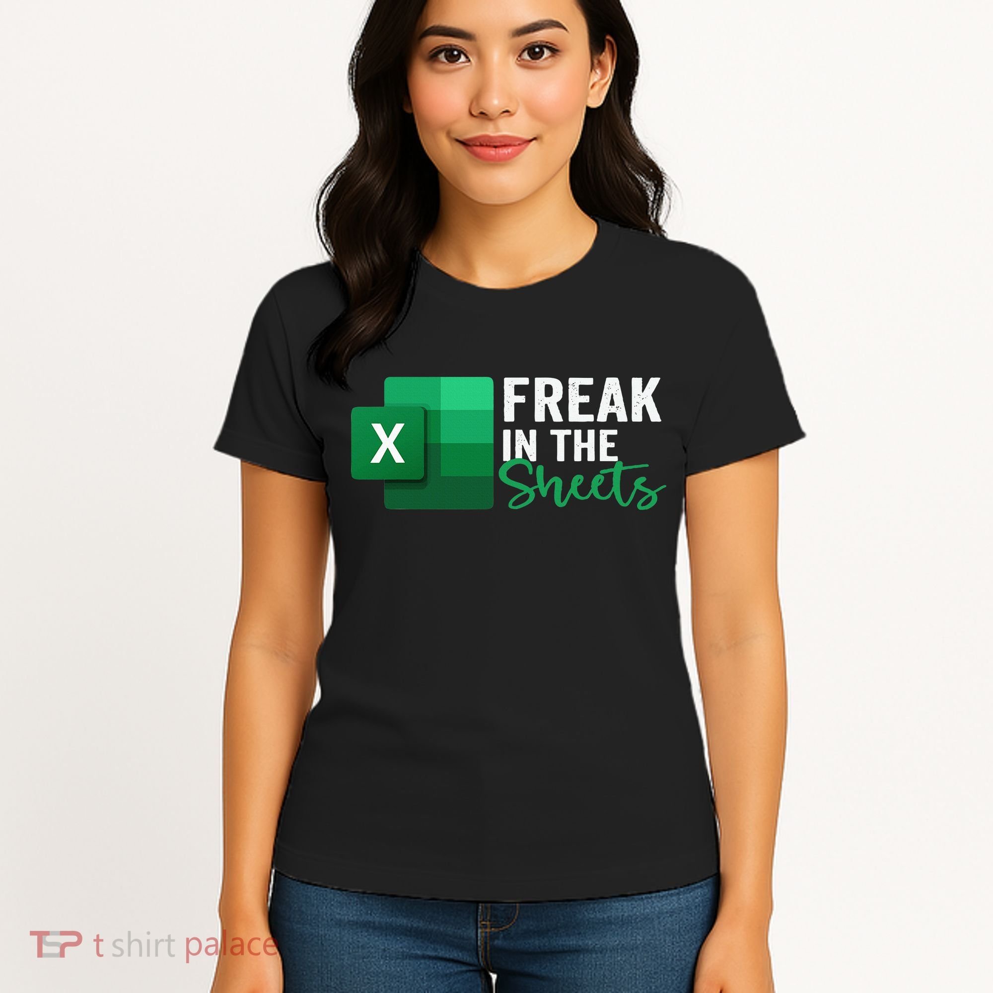 Freak In The Sheets Accountant Funny Spreadsheet Excel Women's T-Shirt
