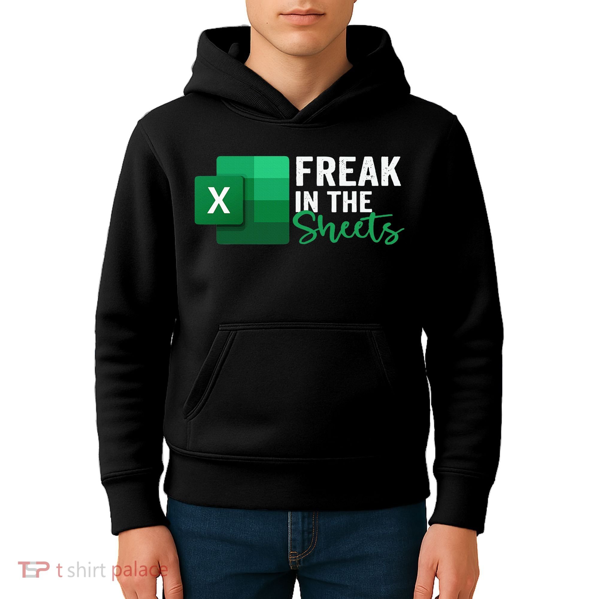 Freak In The Sheets Accountant Funny Spreadsheet Excel Kids Hoodie