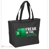 Freak In The Sheets Accountant Funny Spreadsheet Excel Tote Bag thumb 2