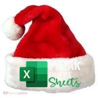Freak In The Sheets Accountant Funny Spreadsheet Excel Santa Hat thumb 0