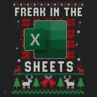 Freak In The Sheets Excel Ugly Christmas Sweater Women's Sweatshirt thumb 2