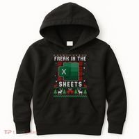 Freak In The Sheets Excel Ugly Christmas Sweater Kids Hoodie thumb 0