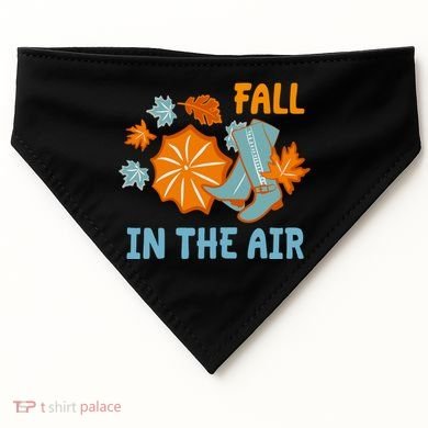 Fall In The Air Nature Cute USA-Made Doggie Bandana