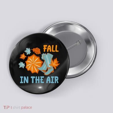Fall In The Air Nature Cute Button
