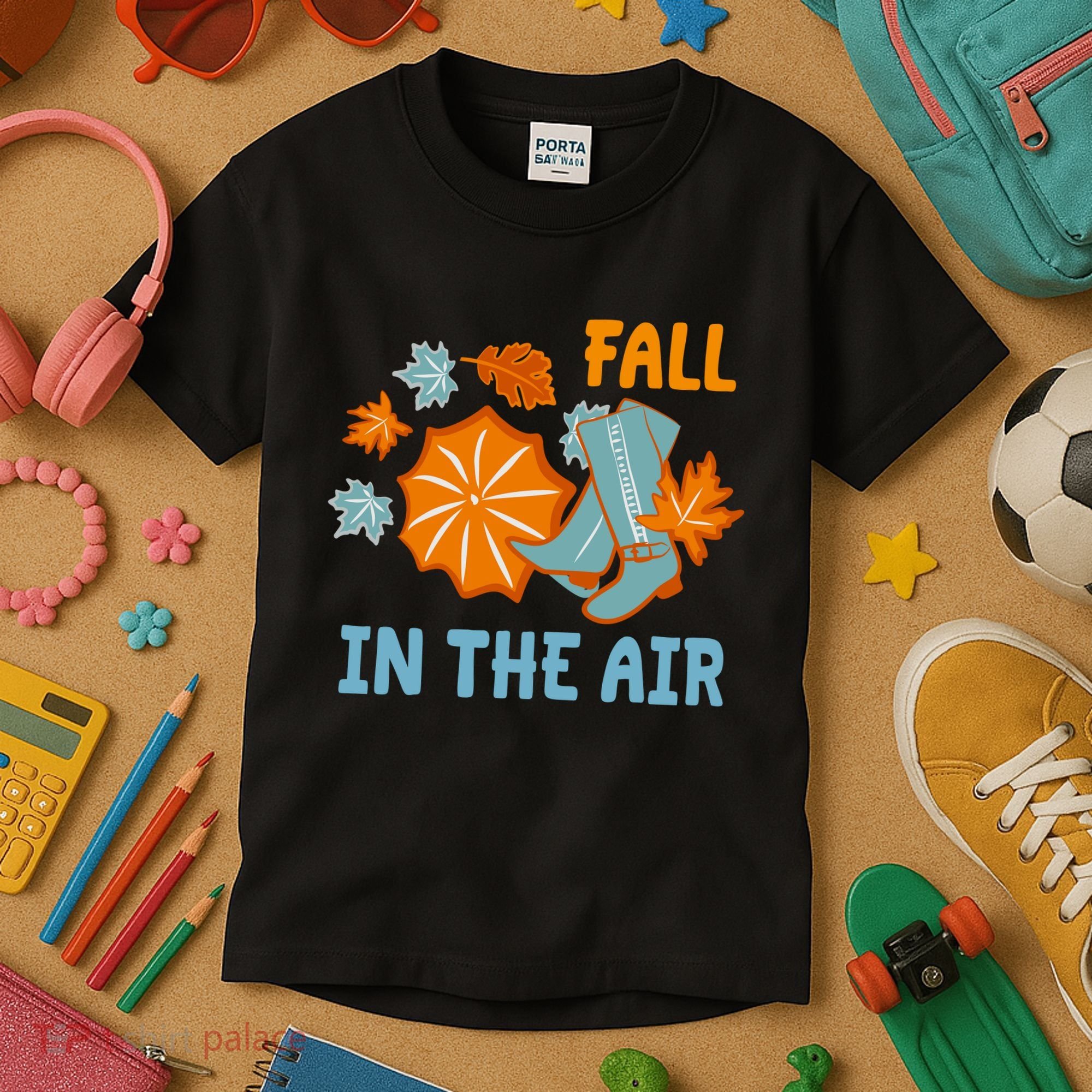 Fall In The Air Nature Cute Kids T-Shirt