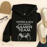 Father & I The Best Gamer Team Hoodie thumb 4
