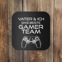 Father & I The Best Gamer Team Coaster thumb 0