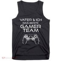 Father & I The Best Gamer Team Tank Top thumb 0