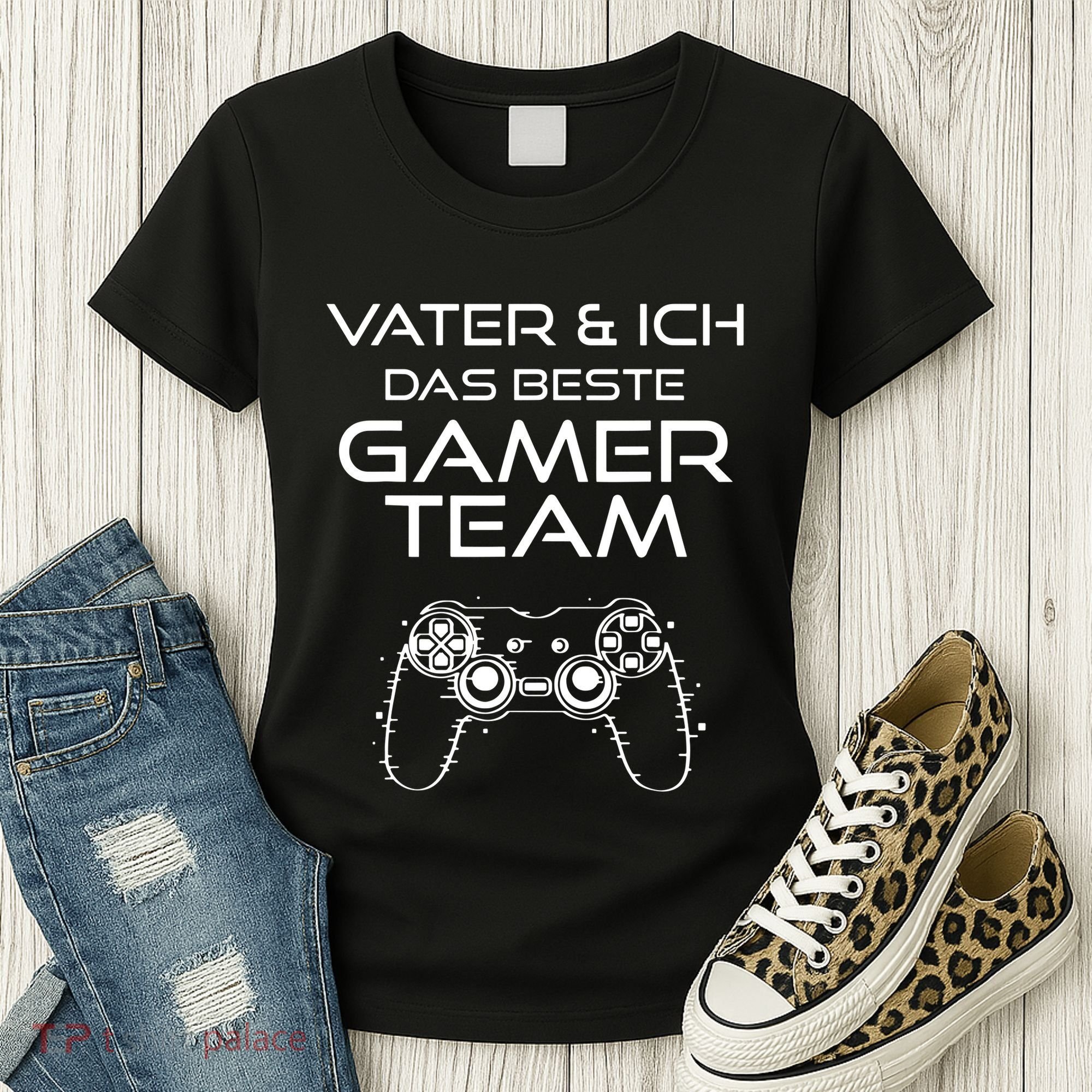 Father & I The Best Gamer Team Women's T-Shirt