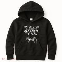 Father & I The Best Gamer Team Kids Hoodie thumb 0