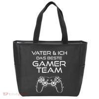 Father & I The Best Gamer Team Tote Bag thumb 0