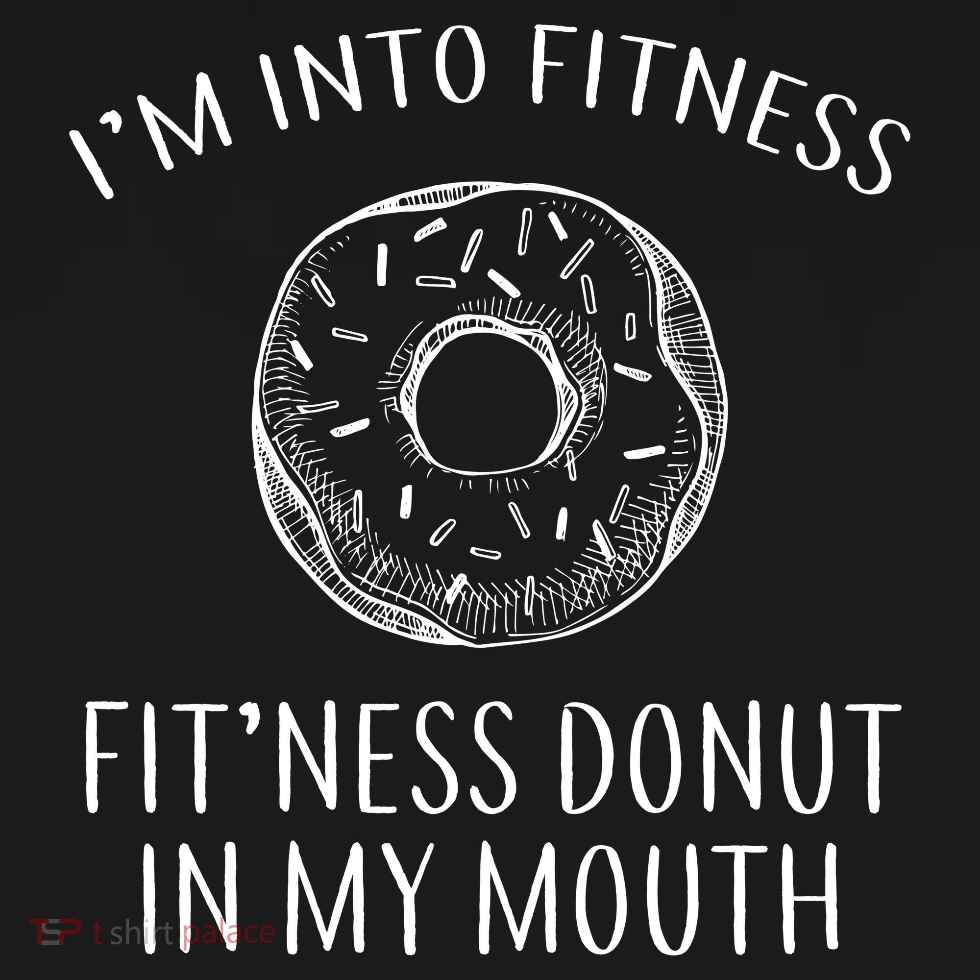 Fitness Fit'ness Donut In My Mouth Apron