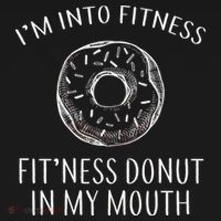 Fitness Fit'ness Donut In My Mouth Bucket Hat thumb 4
