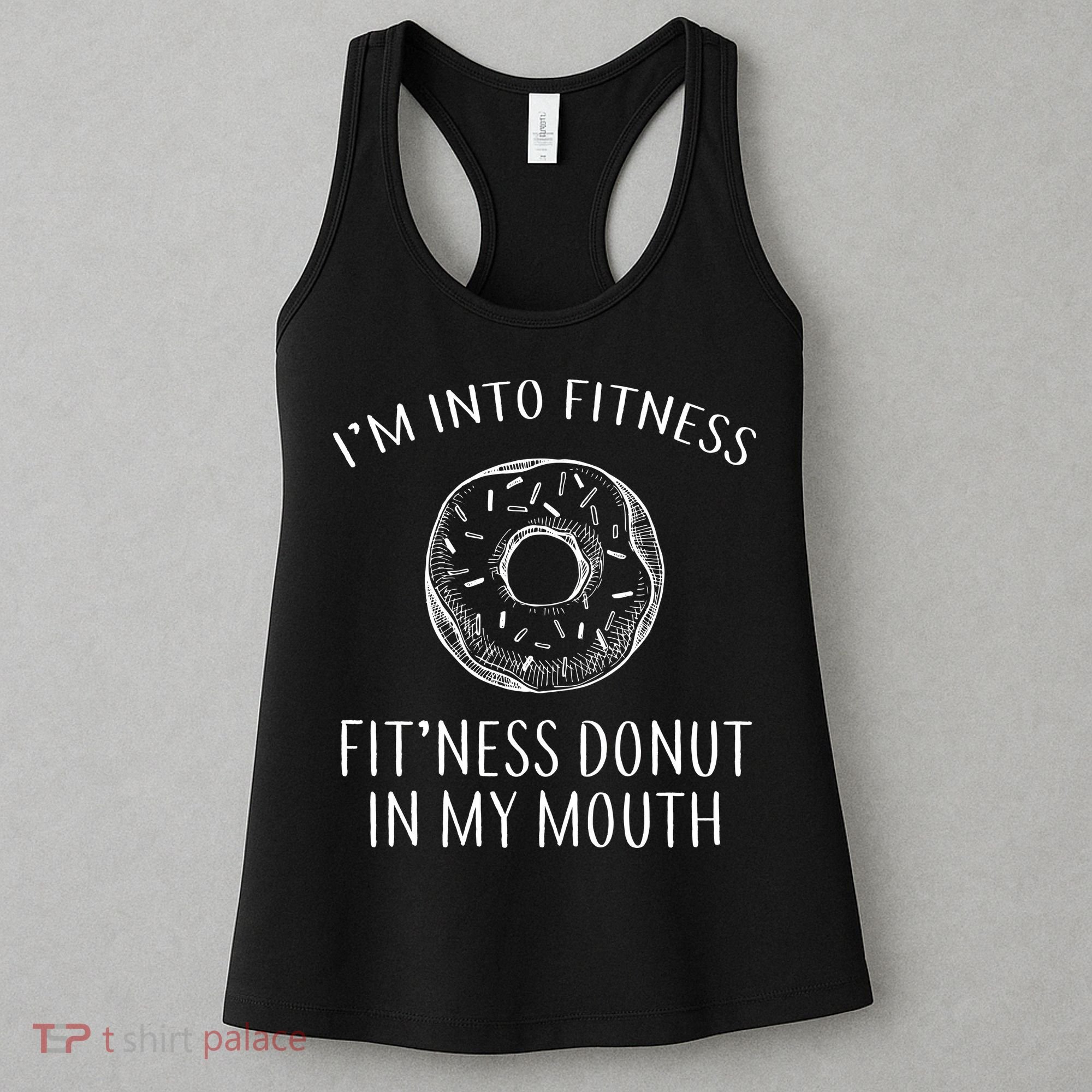 Fitness Fit'ness Donut In My Mouth Women's Tank Top