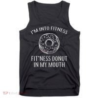 Fitness Fit'ness Donut In My Mouth Tank Top thumb 0