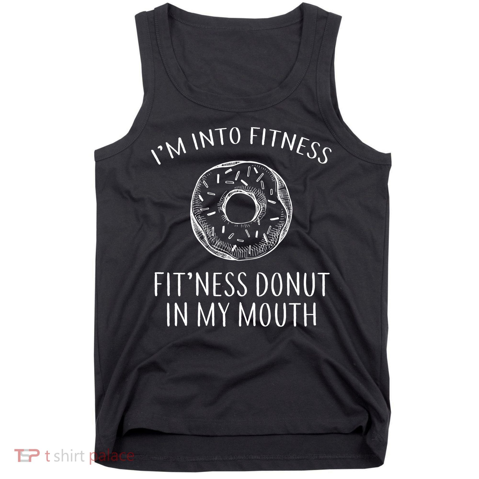 Fitness Fit'ness Donut In My Mouth Tank Top