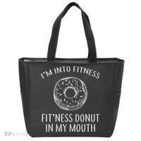 Fitness Fit'ness Donut In My Mouth Tote Bag thumb 0