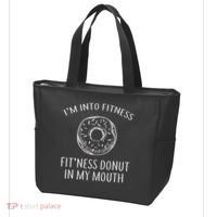 Fitness Fit'ness Donut In My Mouth Tote Bag thumb 3
