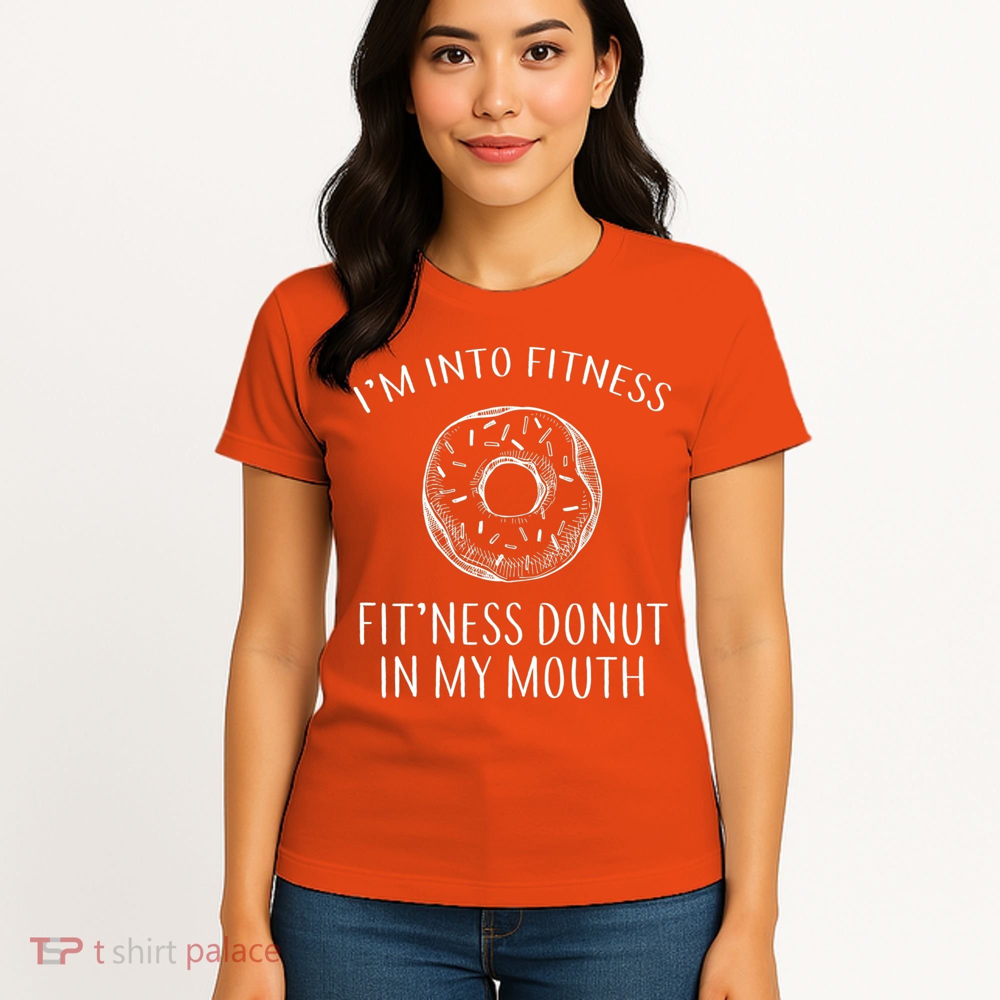 Fitness Fit'ness Donut In My Mouth Women's T-Shirt