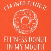 Fitness Fit'ness Donut In My Mouth Kids Hoodie thumb 2