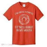 Fitness Fit'ness Donut In My Mouth Kids T-Shirt thumb 0