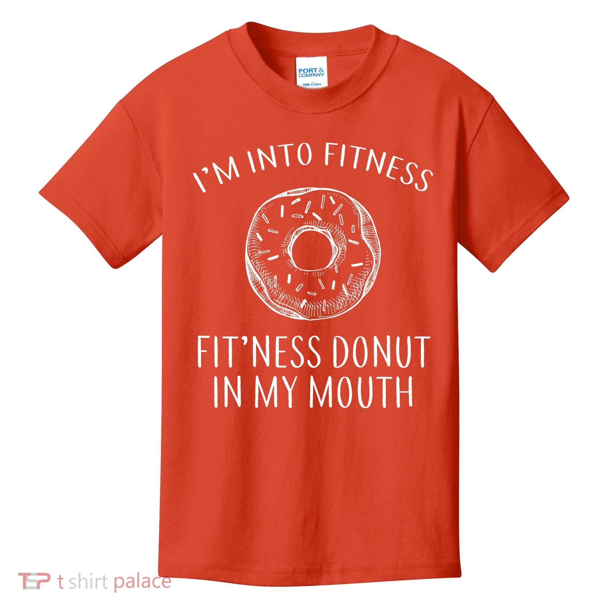 Fitness Fit'ness Donut In My Mouth Kids T-Shirt