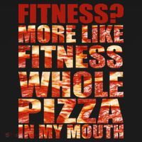 Fitness More Like Fitness Whole Pizza In My Mouth Women's Hoodie thumb 2