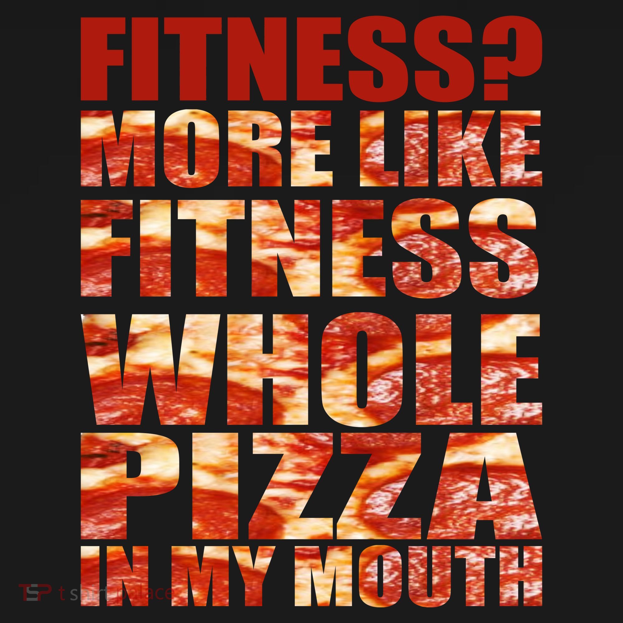 Fitness More Like Fitness Whole Pizza In My Mouth Women's Hoodie