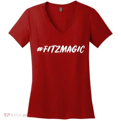 #Fitzmagic Women's V-Neck T-Shirt