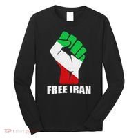 Free Iran Unity Fist Logo In A Pahlavi Flag Long Sleeve Shirt thumb 0