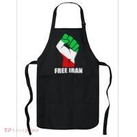 Free Iran Unity Fist Logo In A Pahlavi Flag Apron thumb 0