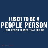 Funny I Use To Be A People Person Women's Tank Top thumb 5