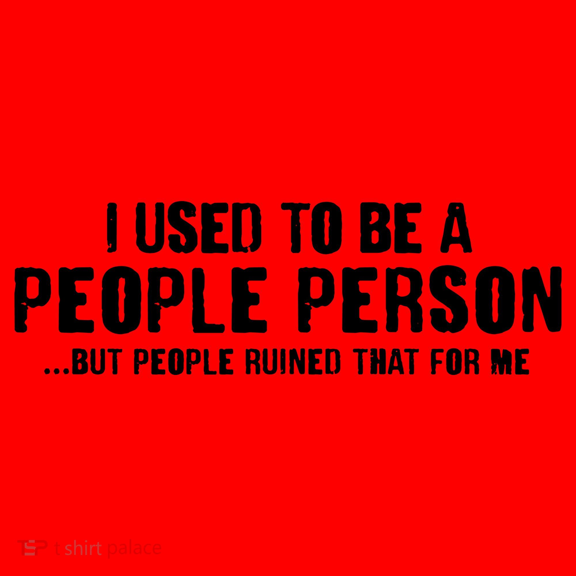 Funny I Use To Be A People Person Santa Hat