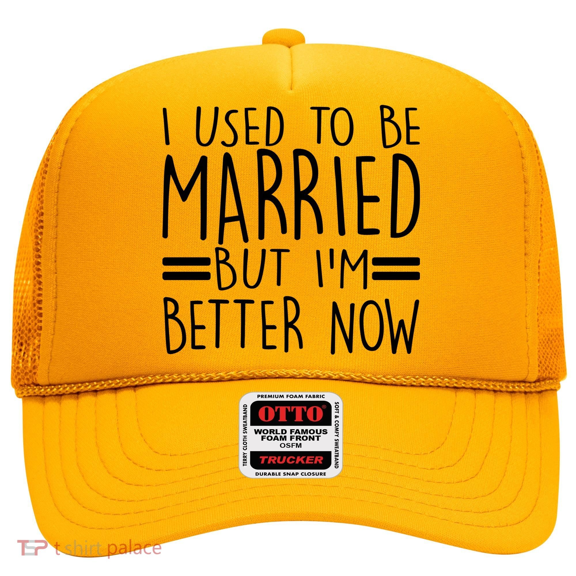 Funny I Used To Be Married But I'm Better Now Hat