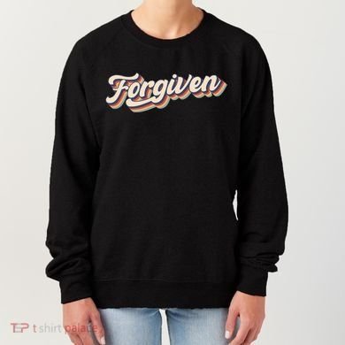 Forgiven Inspirational Vintage Retro Christian Forgiveness Cool Gift Women's Sweatshirt