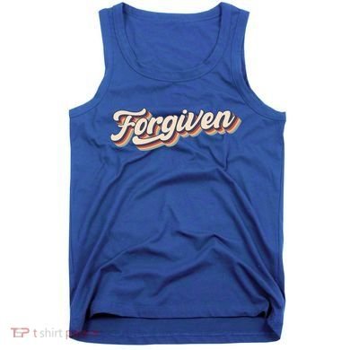 Forgiven Inspirational Vintage Retro Christian Forgiveness Cool Gift Tank Top