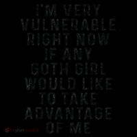Funny IM Very Vulnerable Right Now If Any Goth Coffee Mug thumb 5