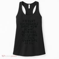 Funny IM Very Vulnerable Right Now If Any Goth Women's Tank Top thumb 0