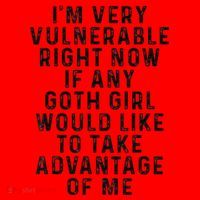 Funny IM Very Vulnerable Right Now If Any Goth Santa Hat thumb 1