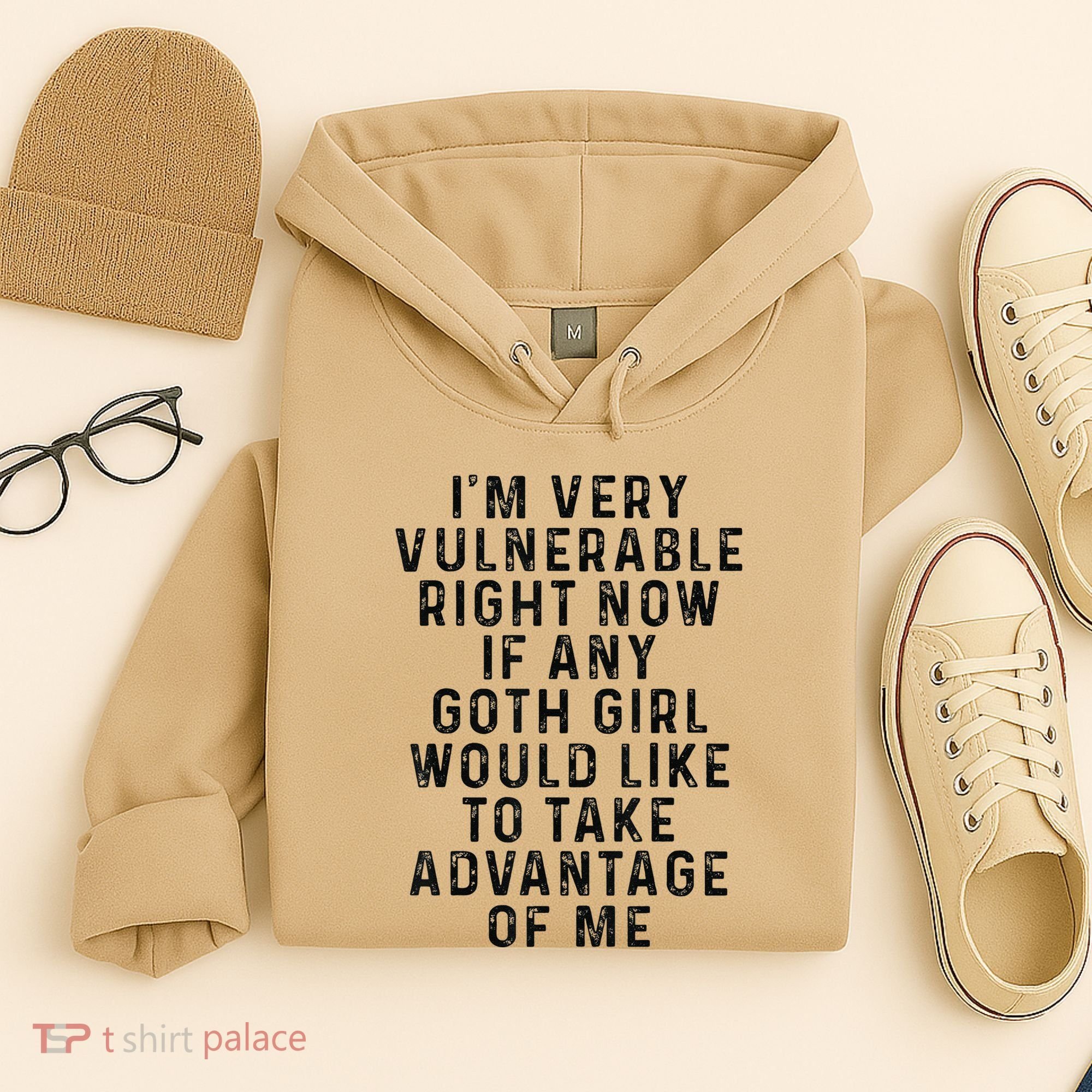 Funny IM Very Vulnerable Right Now If Any Goth Hoodie