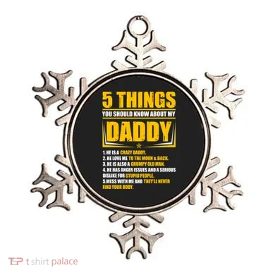 Five Things You Should Know About My Daddy Father's Day Ornament