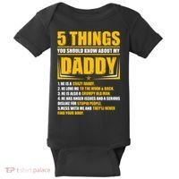 Five Things You Should Know About My Daddy Father's Day Baby Bodysuit thumb 0