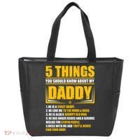 Five Things You Should Know About My Daddy Father's Day Tote Bag thumb 0