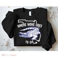 Florida Is Where Woke Goes To Die DeSantis Florida Funny Sweatshirt thumb 2