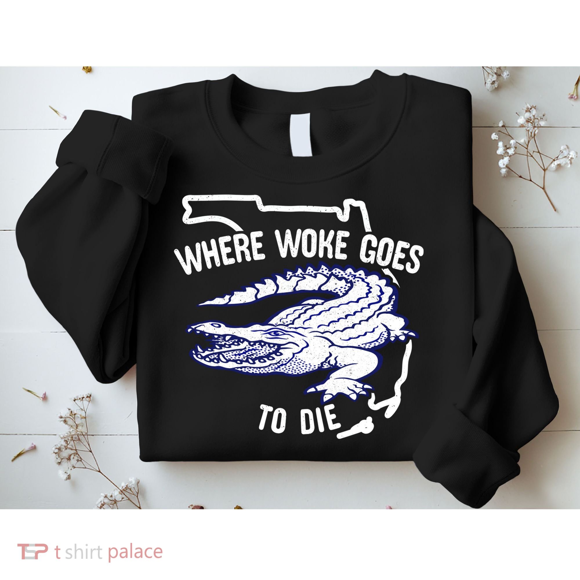 Florida Is Where Woke Goes To Die DeSantis Florida Funny Sweatshirt