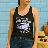 Florida Is Where Woke Goes To Die DeSantis Florida Funny Women's Tank Top thumb 2