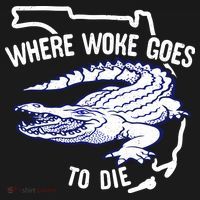 Florida Is Where Woke Goes To Die DeSantis Florida Funny Women's Tank Top thumb 5