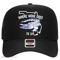 Florida Is Where Woke Goes To Die DeSantis Florida Funny Hat thumb 0